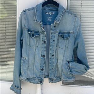 Cat & Jack Blue Jean Jacket Classic Style